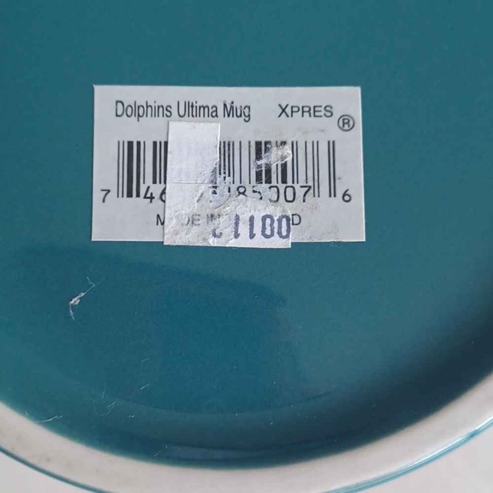 NFL Miami Dolphins Vintage 3D Sculpted Ultima 16 Oz Coffee Mug - Picture 12 of 13